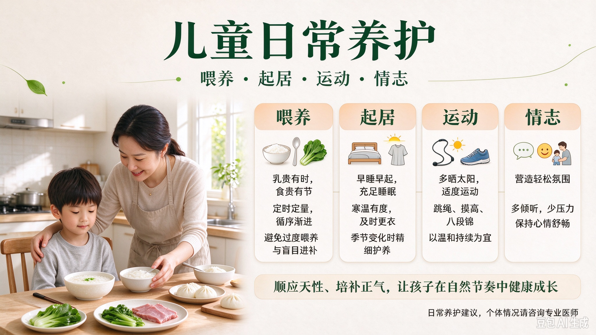 国医大师丁樱谈儿童日常养护：喂养、起居、运动与情志 